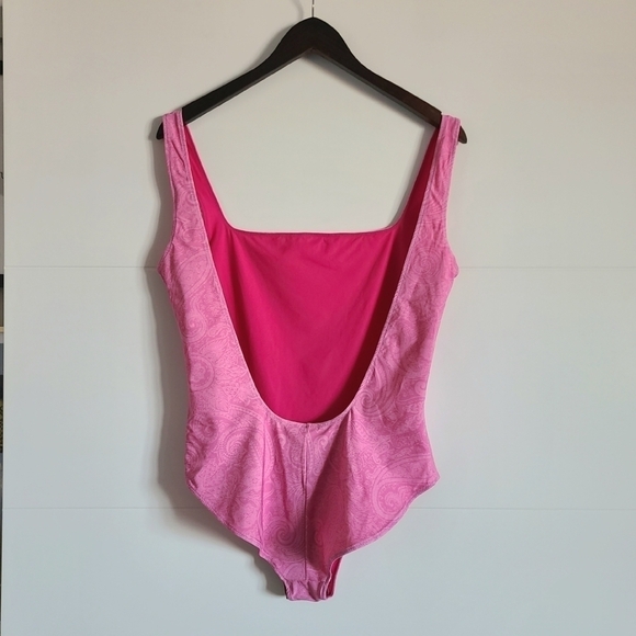 ETRO One-Piece Swimsuit with Paisley Print, Size 12, Pink, NWT - Picture 10 of 16